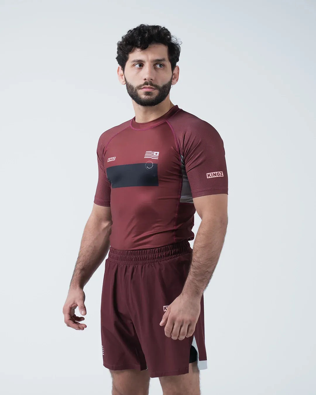 Trooper Rashguard - Maroon - Image 2