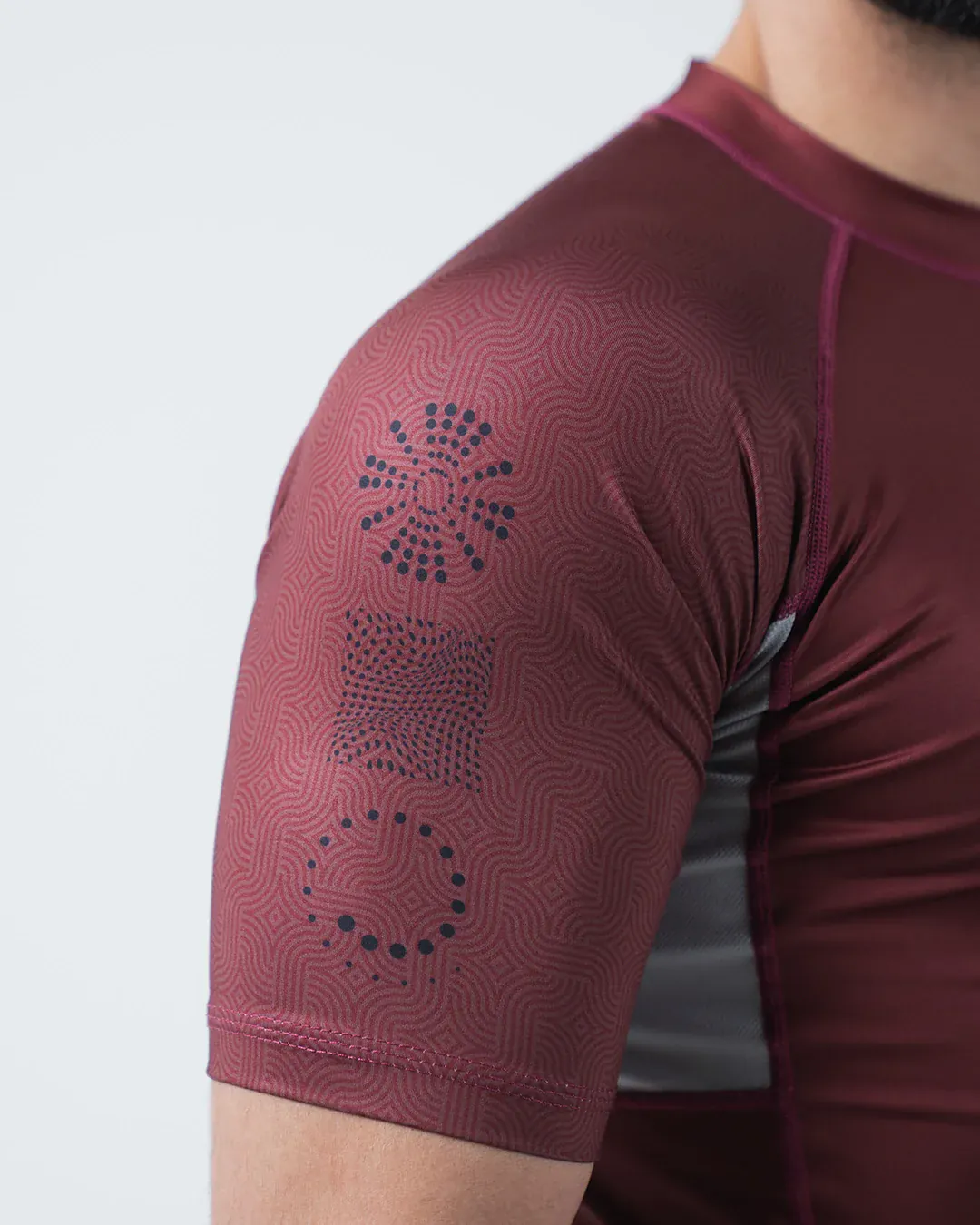 Trooper Rashguard - Maroon - Image 9