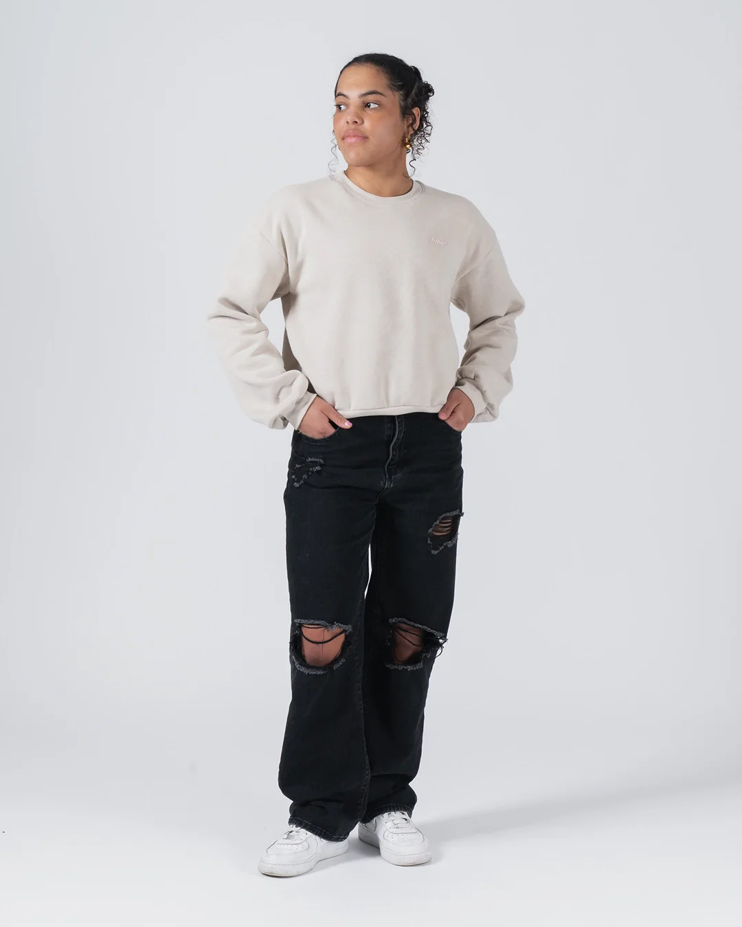 Script Women's Crewneck Sweatshirt - Image 7