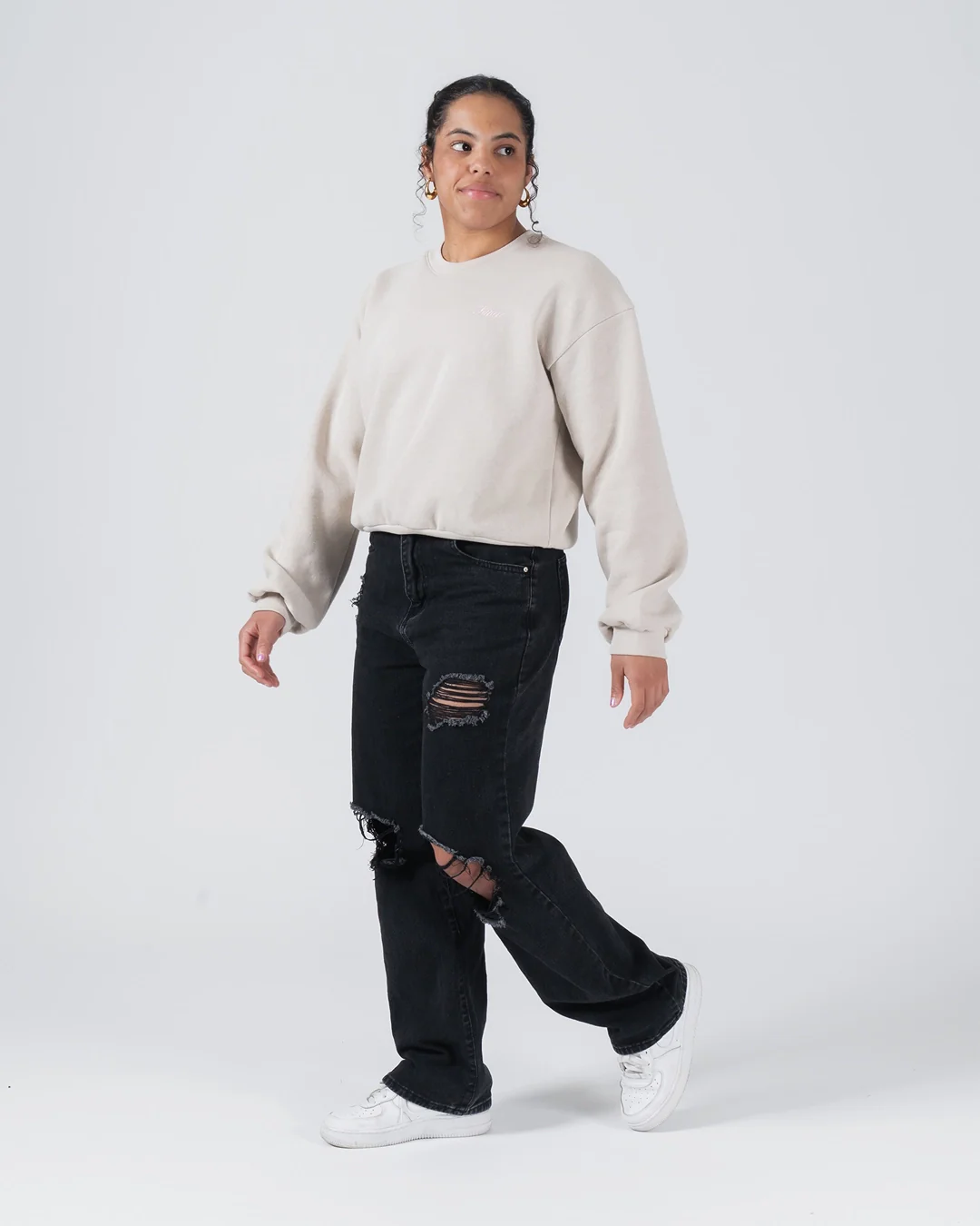 Script Women's Crewneck Sweatshirt - Image 8