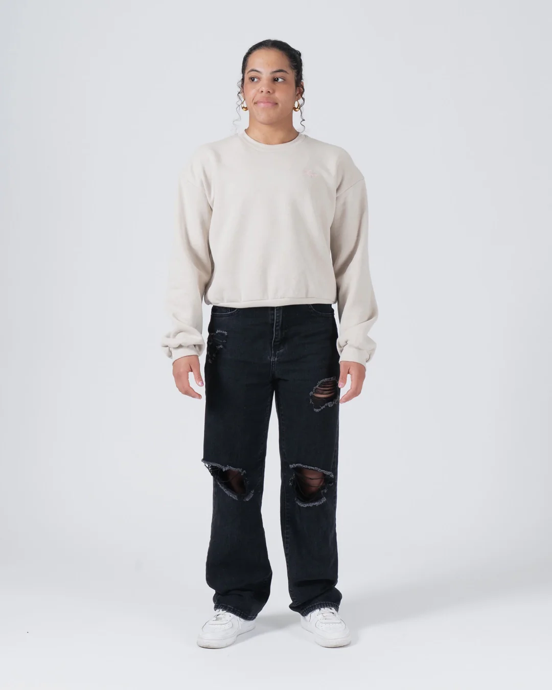 Script Women's Crewneck Sweatshirt - Image 9